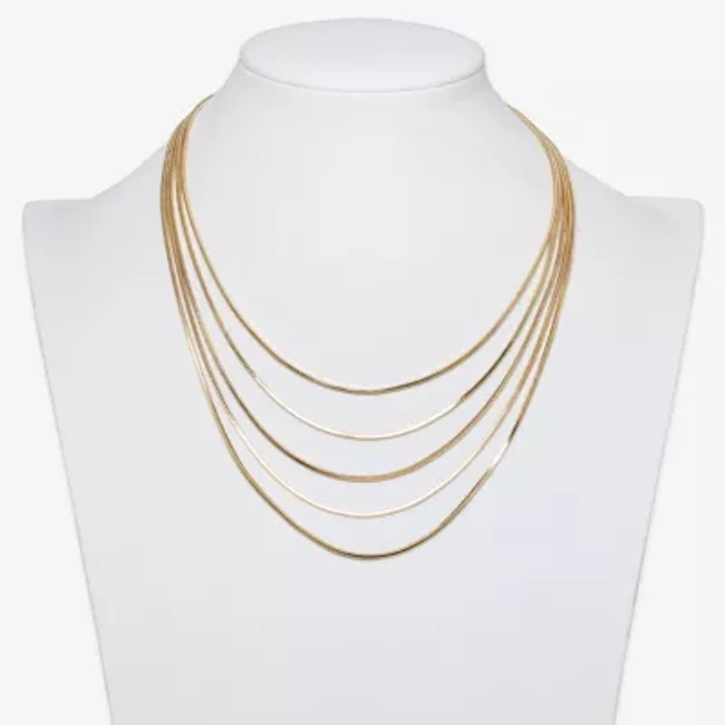 Bold Elements Womens 18 Inch Snake Chain Necklace