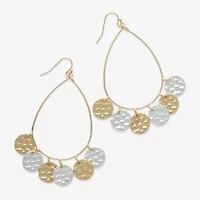 Bold Elements Womens 67.5mm Hoop Earrings