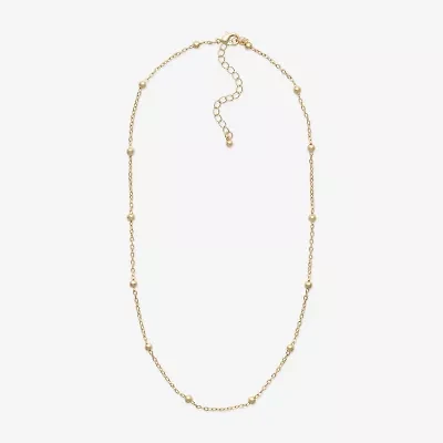 Mixit Freeform Womens 18 Inch Bead Chain Necklace