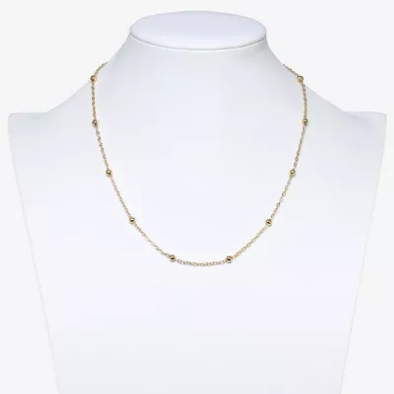 Mixit Freeform Womens 18 Inch Bead Chain Necklace