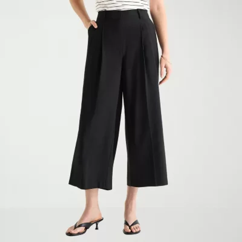 Worthington Tall Womens Cropped Everyday Pant