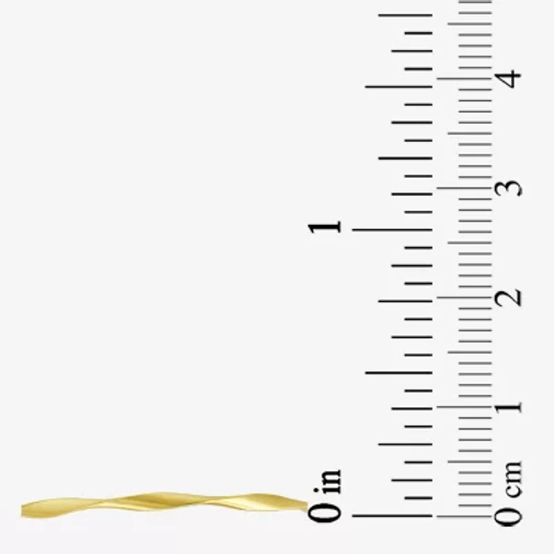 Gold Addiction Womens 10K Gold Round Bangle Bracelet