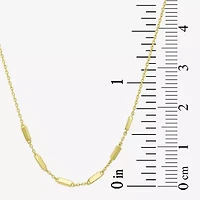 Gold Addiction Womens 10K Gold 16 Inch Cable Chain Necklace