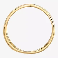 Gold Addiction Womens 10K Gold Crossover Band