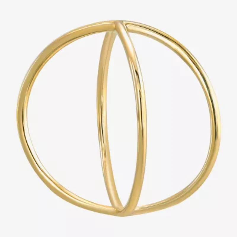 Gold Addiction Womens 10K Gold Crossover Band