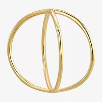 Gold Addiction Womens 10K Gold Crossover Band