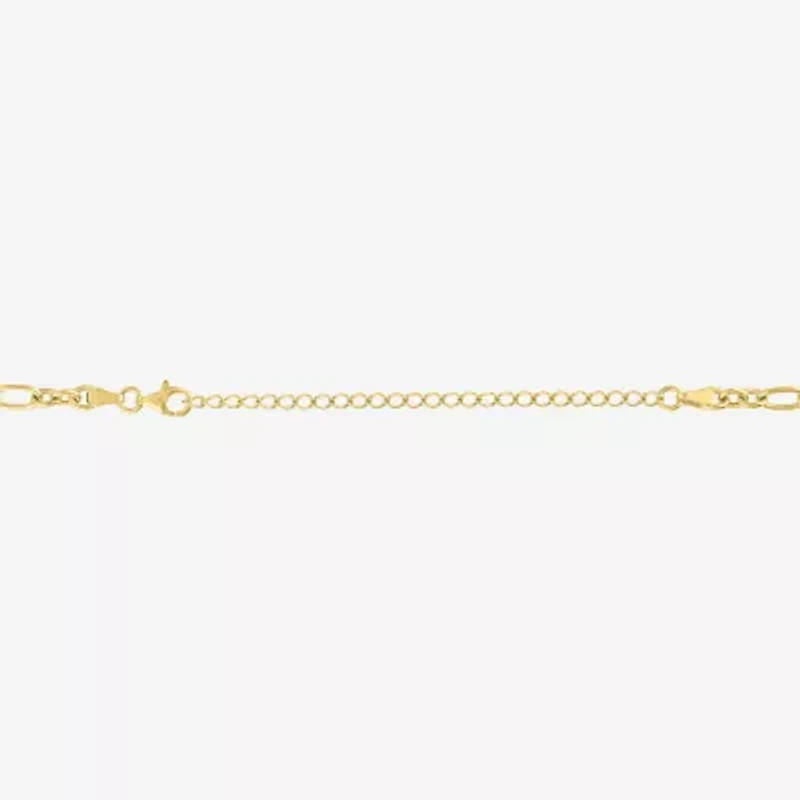 Diamond Addiction (G-H / Si2-I1) Womens 14K Gold Over Silver 15 Inch Link Chain Necklace