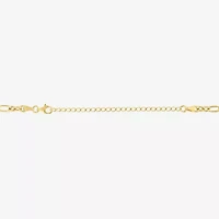 Diamond Addiction (G-H / Si2-I1) Womens 14K Gold Over Silver 15 Inch Link Chain Necklace