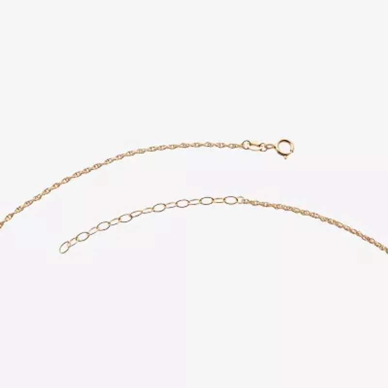 Harry Potter (F / Si2) Womens Diamond Accent Lab Grown Diamond 14K Gold Over Silver 18 Inch Pendant Necklace