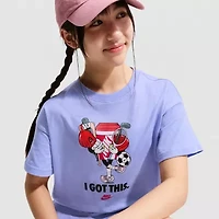 Nike Big Kid Girls Crew Neck Short Sleeve Regular Fit Graphic T-Shirt