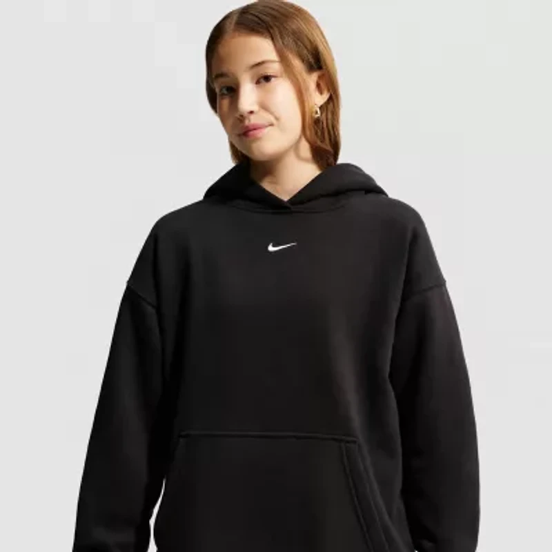 Nike Girls Long Sleeve Fleece Active Hoodie