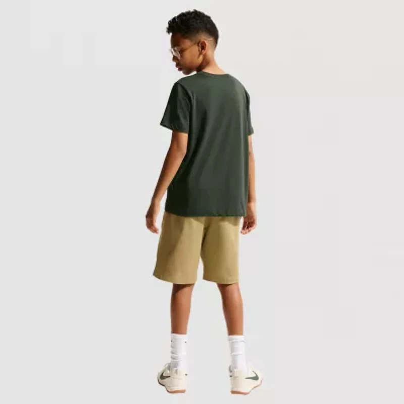 Nike Big Kid Unisex Crew Neck Short Sleeve Regular Fit Graphic T-Shirt