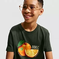 Nike Big Kid Unisex Crew Neck Short Sleeve Regular Fit Graphic T-Shirt
