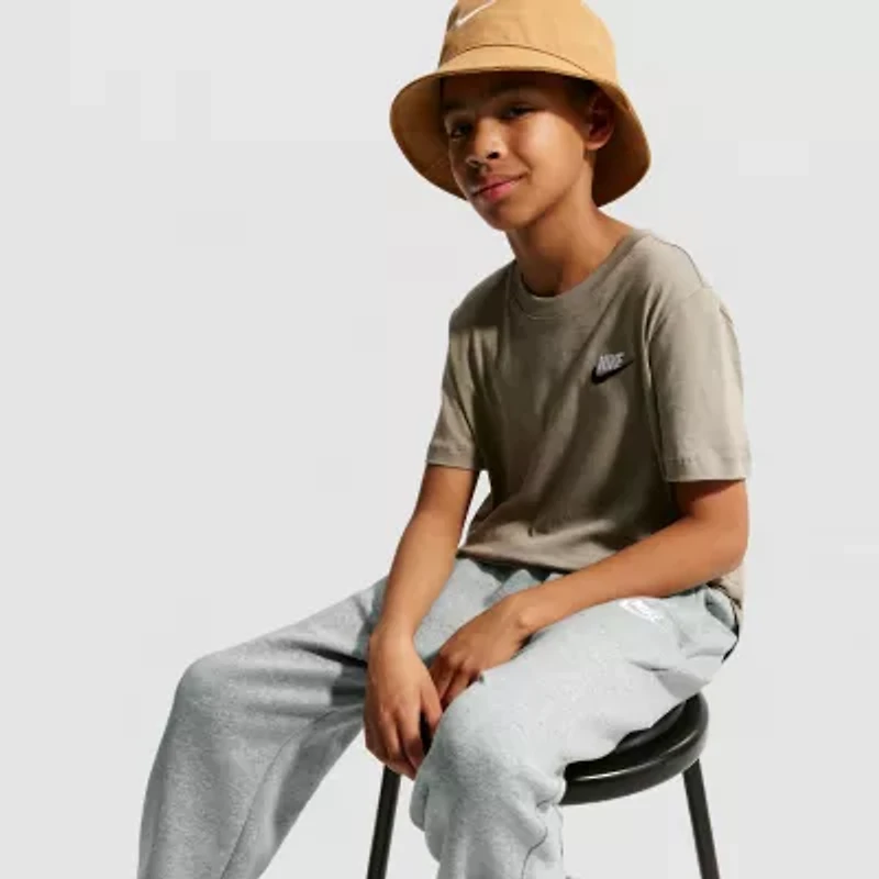 Nike Club Big Kid Unisex Regular Fit Fleece Pull-On Pant