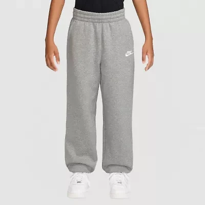 Nike Club Big Kid Unisex Regular Fit Fleece Pull-On Pant