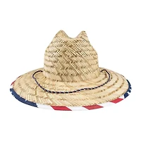 Totes Lifeguard Americana Straw Mens Safari Hat