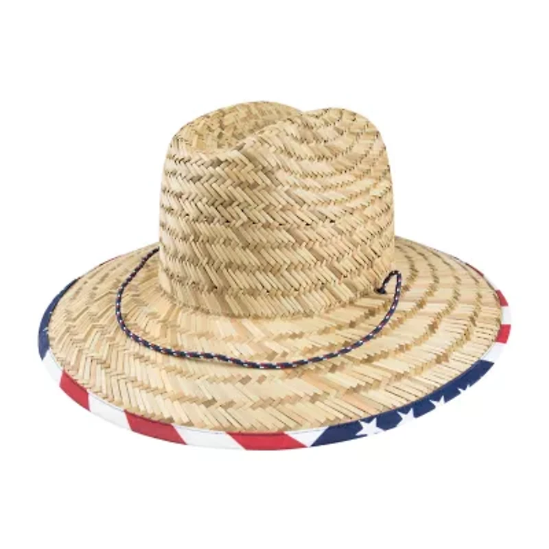 Totes Lifeguard Americana Straw Mens Safari Hat