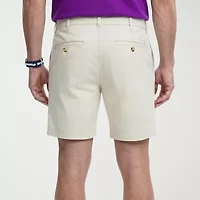 IZOD Saltwater Mens 7" Stretch Fabric Chino Short