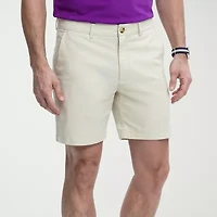 IZOD Saltwater Mens 7" Stretch Fabric Chino Short