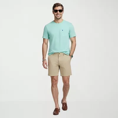 IZOD Saltwater Mens 7" Stretch Fabric Chino Short