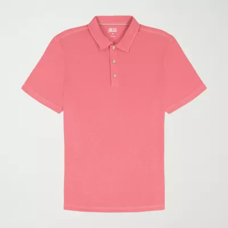 IZOD Dockside Slub Big and Tall Mens Classic Fit Short Sleeve Polo Shirt
