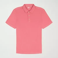 IZOD Dockside Slub Big and Tall Mens Classic Fit Short Sleeve Polo Shirt