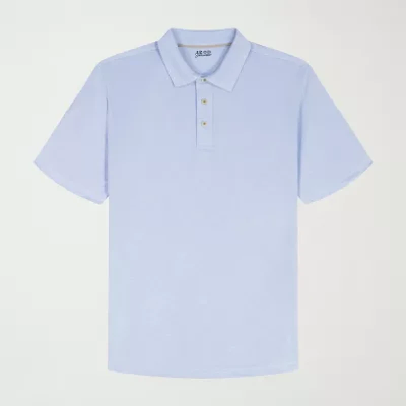 IZOD Dockside Slub Big and Tall Mens Classic Fit Short Sleeve Polo Shirt