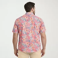 IZOD Sunshield Performance Big and Tall Mens Classic Fit Short Sleeve Polo Shirt