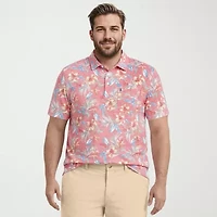 IZOD Sunshield Performance Big and Tall Mens Classic Fit Short Sleeve Polo Shirt