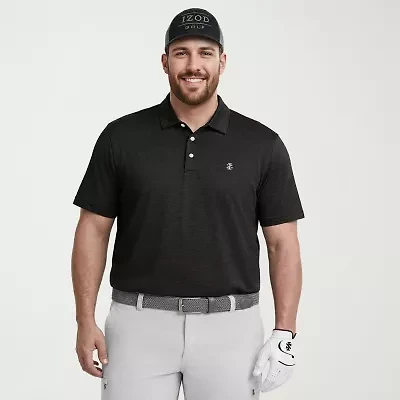 IZOD Performance Mesh Big and Tall Mens Regular Fit Short Sleeve Polo Shirt