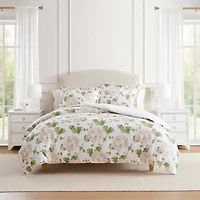 Martha Stewart Geranium Bloom 3-pc. Easy Care Duvet Cover Set