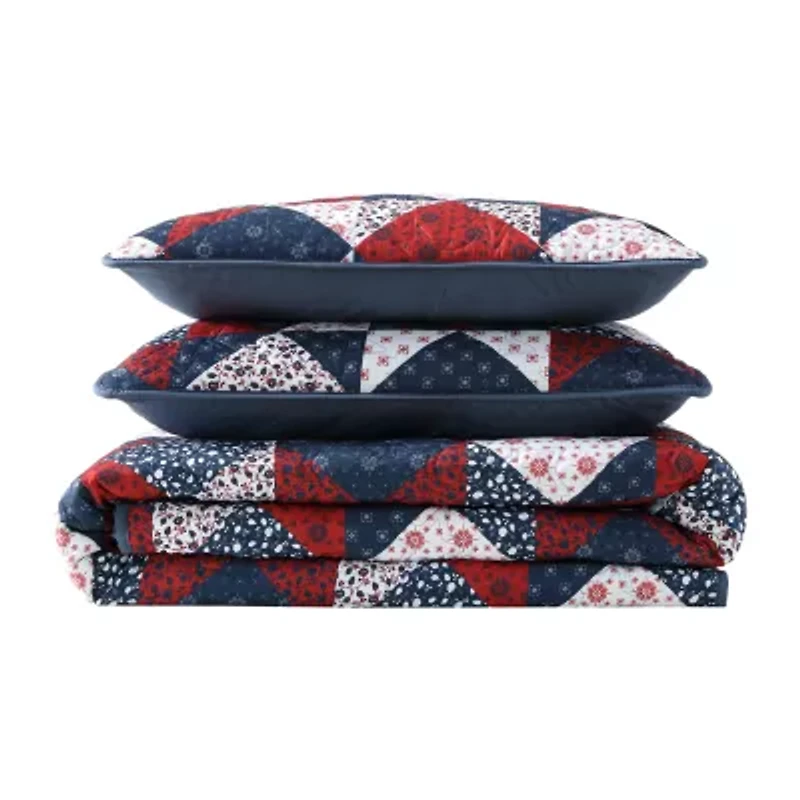 Wrangler Rodeo Patchwork 3-pc. Easy Care Quilt Set