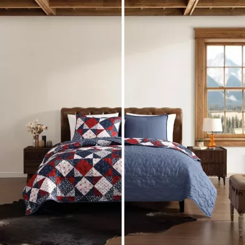 Wrangler Rodeo Patchwork 3-pc. Easy Care Quilt Set