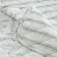 Martha Stewart Murray Leaves Easy Care Quilt Set