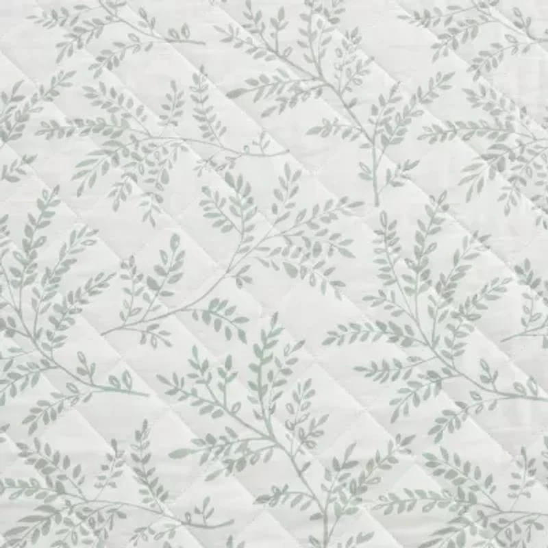 Martha Stewart Murray Leaves Easy Care Quilt Set