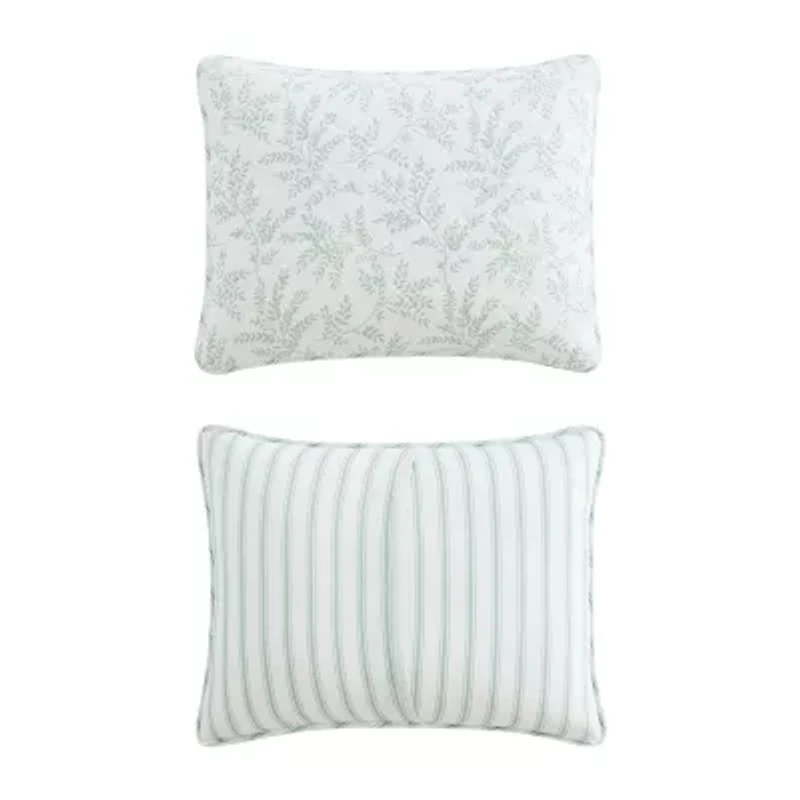 Martha Stewart Murray Leaves Easy Care Quilt Set