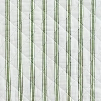 Martha Stewart Core Ticking Stripe Easy Care Quilt Set