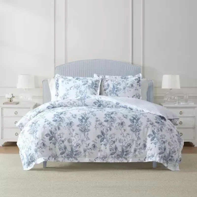 Martha Stewart Songbird Easy Care Duvet Cover Set