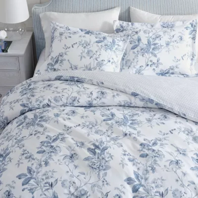 Martha Stewart Songbird Easy Care Duvet Cover Set