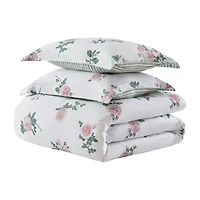 Martha Stewart Tea Rose Easy Care Duvet Cover Set