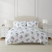 Martha Stewart Tea Rose Easy Care Duvet Cover Set