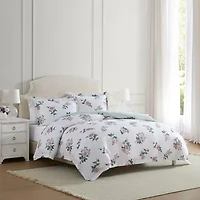 Martha Stewart Tea Rose Easy Care Duvet Cover Set