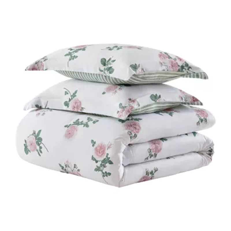 Martha Stewart Tea Rose Easy Care Comforter Set