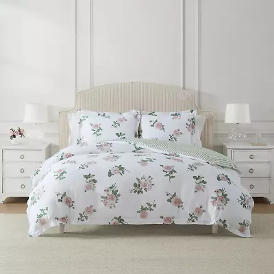 Martha Stewart Tea Rose Easy Care Comforter Set