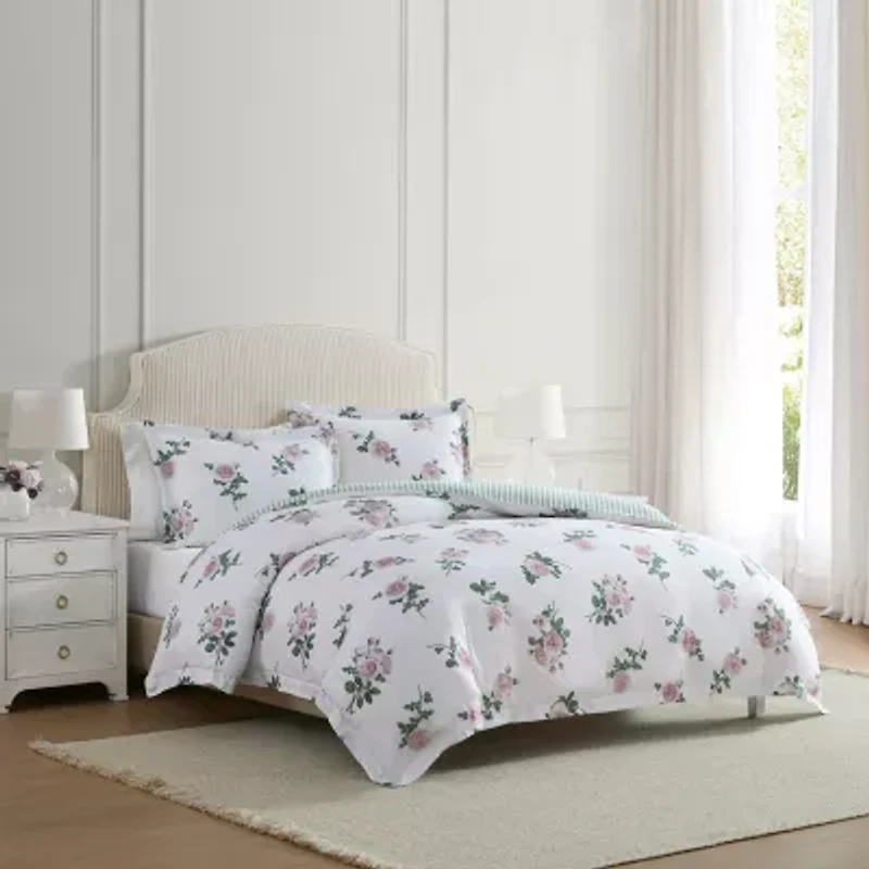 Martha Stewart Tea Rose Easy Care Comforter Set
