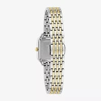 Bulova Womens Two Tone Stainless Steel Bracelet Watch 98l330