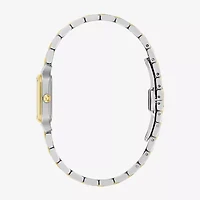 Bulova Womens Two Tone Stainless Steel Bracelet Watch 98l330