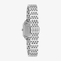 Bulova Womens Silver Tone Stainless Steel Bracelet Watch 96r256