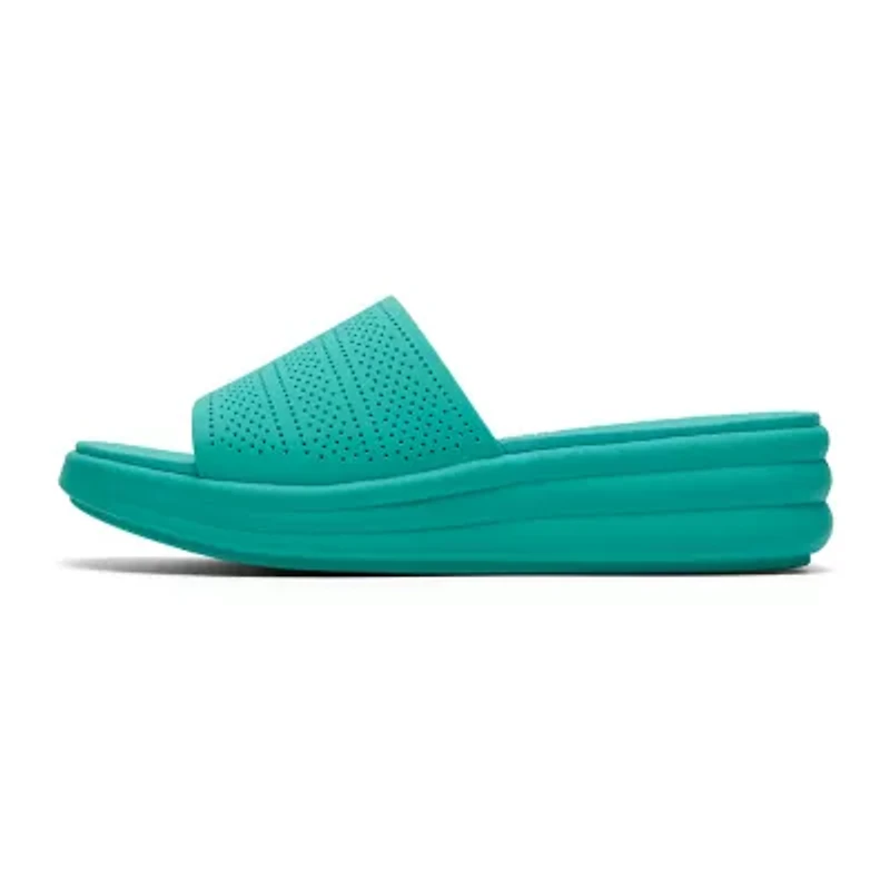 Clarks Cloudsteppers Womens Drift Twist Wedge Sandals