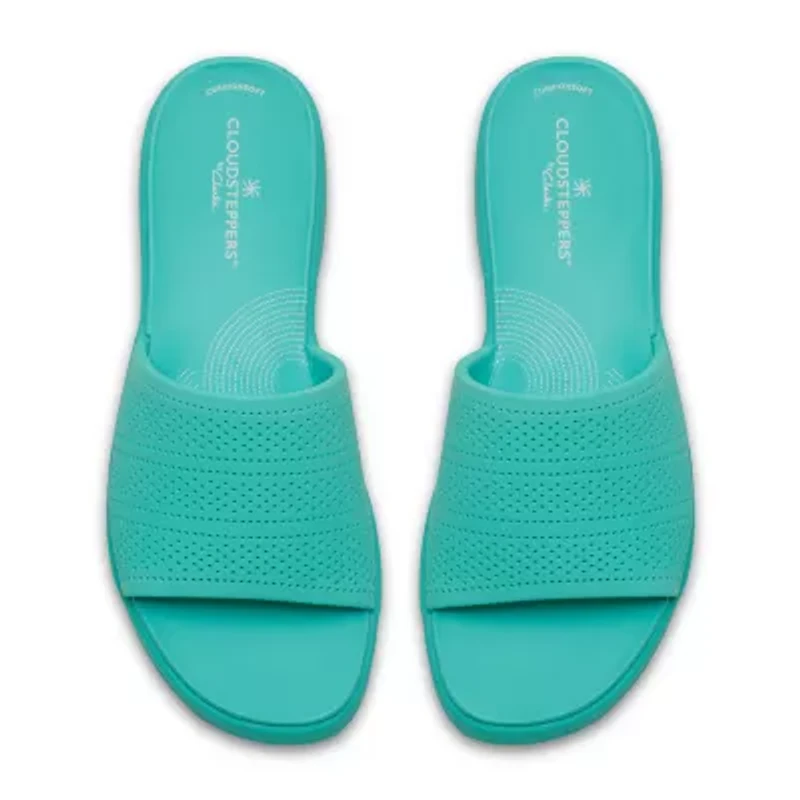 Clarks Cloudsteppers Womens Drift Twist Wedge Sandals